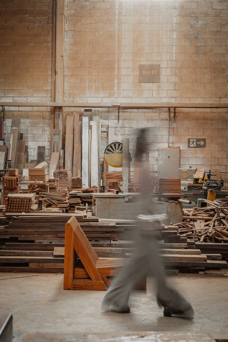Madera integrada con visualización de datos y tecnología